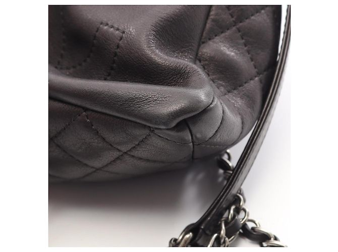 Mochila/Bolsa 2 em 1 Chanel Matelassé Preto - vista 9