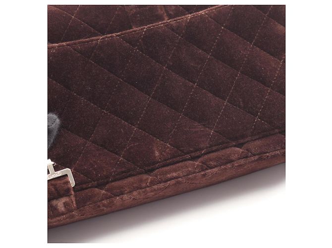 Zaino/Borsa Chanel Matelassé con catena Marrone - vista 13