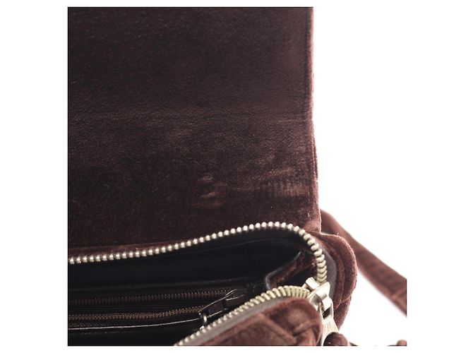 Zaino/Borsa Chanel Matelassé con catena Marrone - vista 6