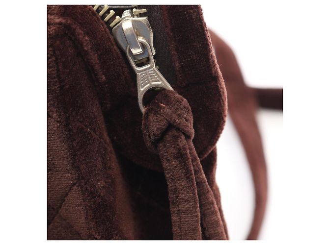 Zaino/Borsa Chanel Matelassé con catena Marrone - vista 7