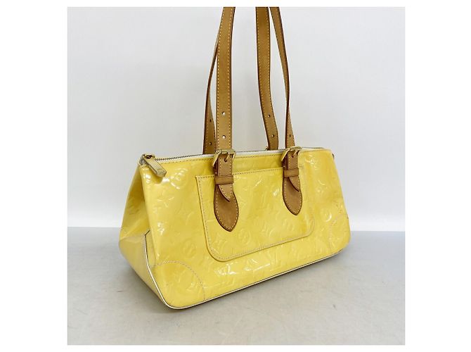 Borsa a tracolla Louis Vuitton Vernis Rosewood Avenue Bianco - vista 2