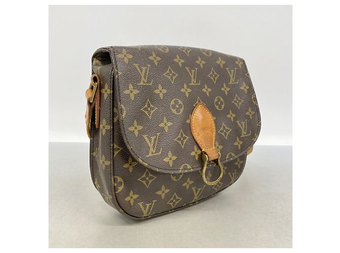 Bolsa de Ombro Louis Vuitton Monogram Saint Cloud GM Marrom - vista 2