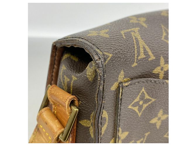 Bolsa de Ombro Louis Vuitton Monogram Saint Cloud GM Marrom - vista 7