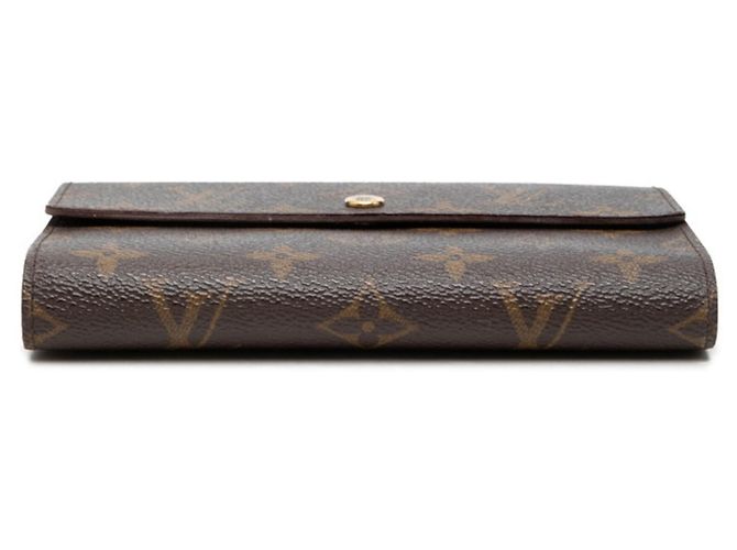 Cartera Bi-Fold Louis Vuitton Monogram Castaño Monograma - vista 3
