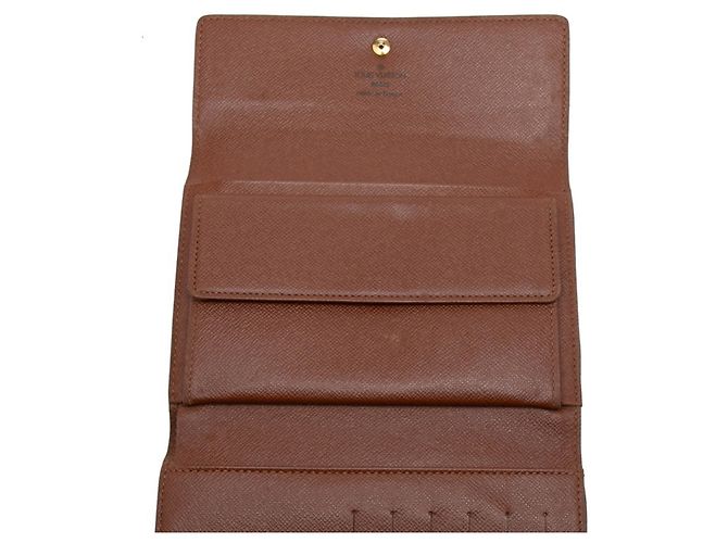 Cartera Bi-Fold Louis Vuitton Monogram Castaño Monograma - vista 4