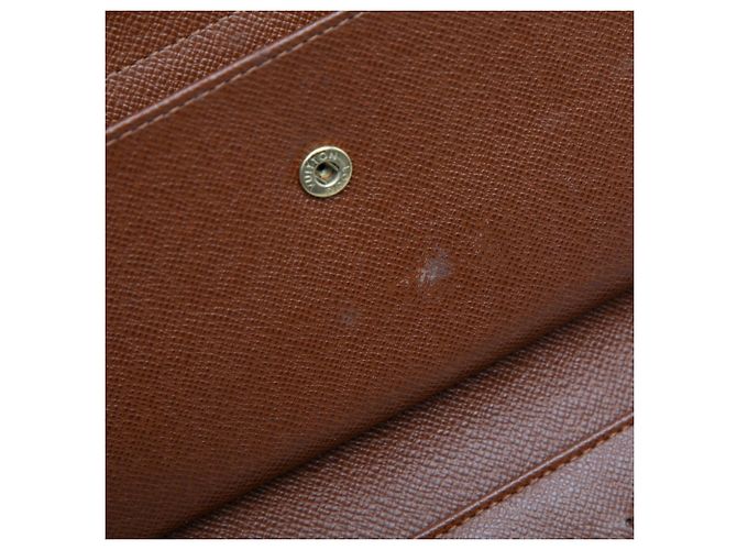 Cartera Bi-Fold Louis Vuitton Monogram Castaño Monograma - vista 7