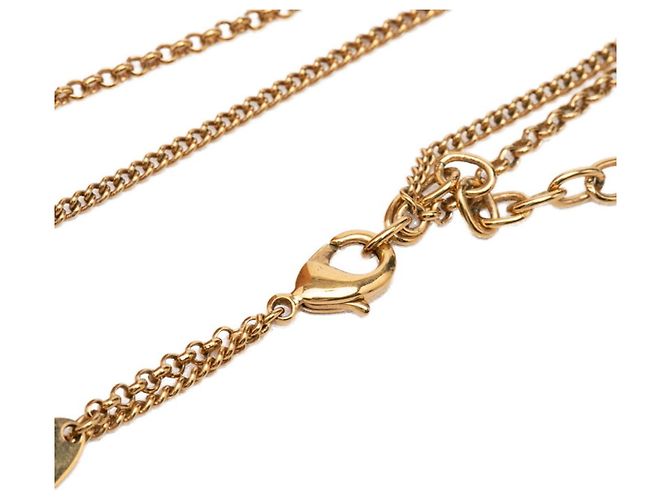 Collana Louis Vuitton LV Padlock D'oro - vista 3