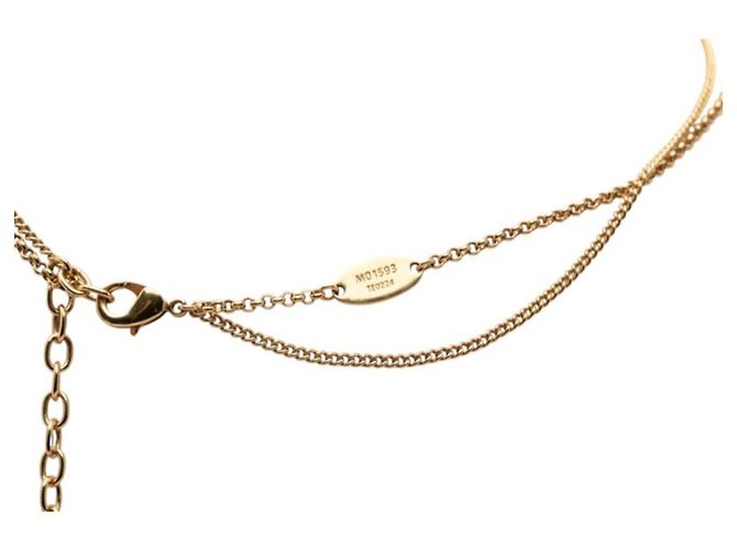 Collana Louis Vuitton LV Padlock D'oro - vista 5