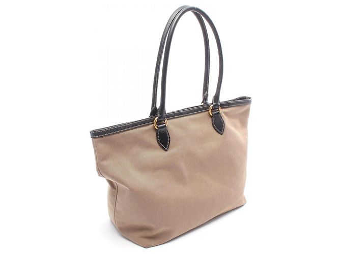 Borsa Tote Prada LOGO JACQUARD Marrone Nero - vista 2