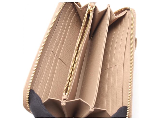 Cartera larga redonda Prada PRADA Ribbon Beige - vista 3