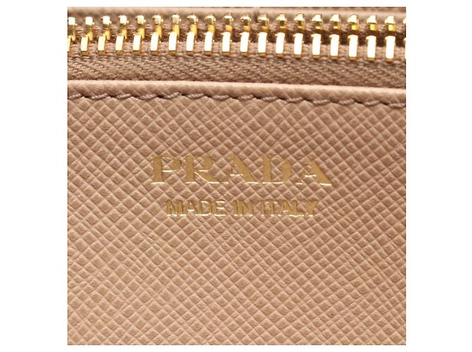 Cartera larga redonda Prada PRADA Ribbon Beige - vista 4