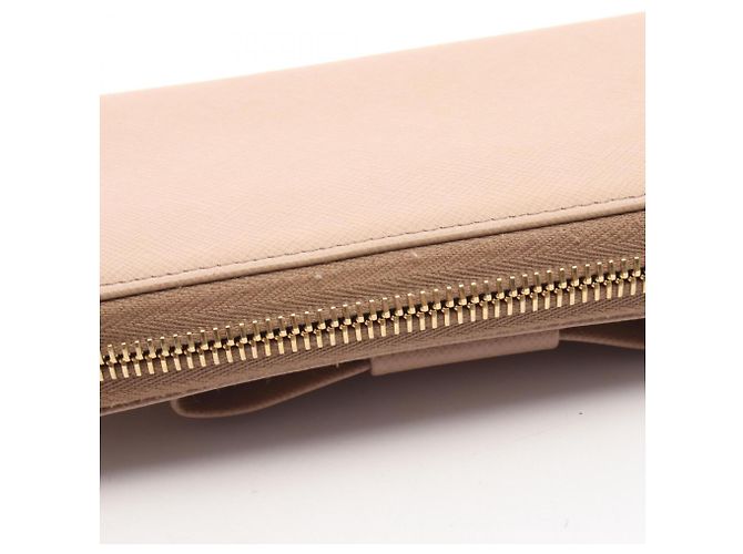 Cartera larga redonda Prada PRADA Ribbon Beige - vista 6
