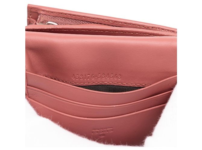 Portafoglio bi-fold Gucci GG Blooms Beige - vista 9