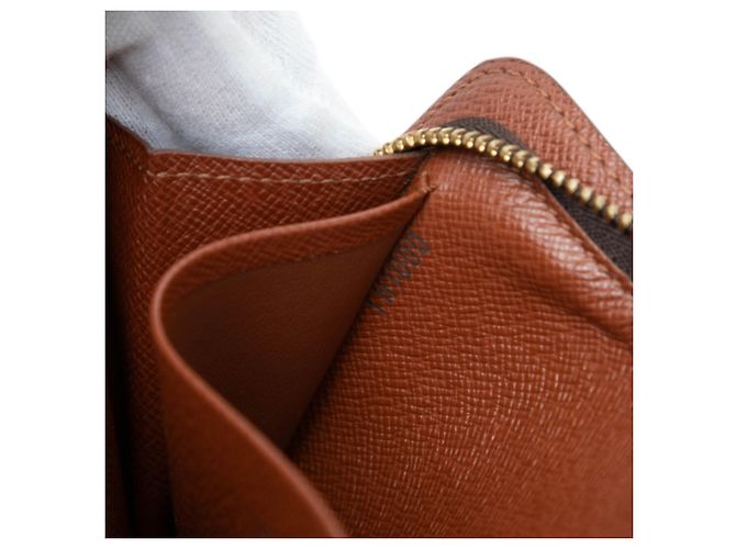 Portafoglio lungo Louis Vuitton Monogram con cerniera Marrone - vista 5