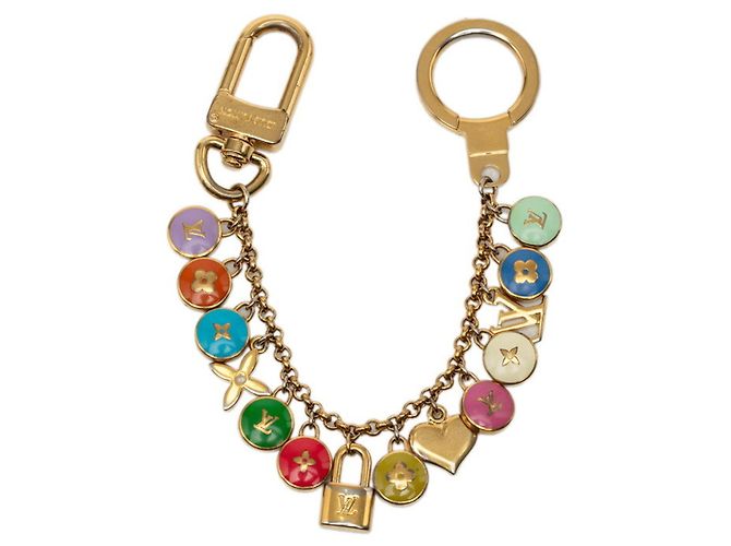 Louis Vuitton Monogram Portefeuille Pastille Keychain Multicolore Monogramma - vista 2