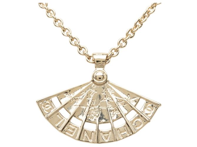 Collana a catena Chanel Coco Mark con motivo a ventaglio - vista 2
