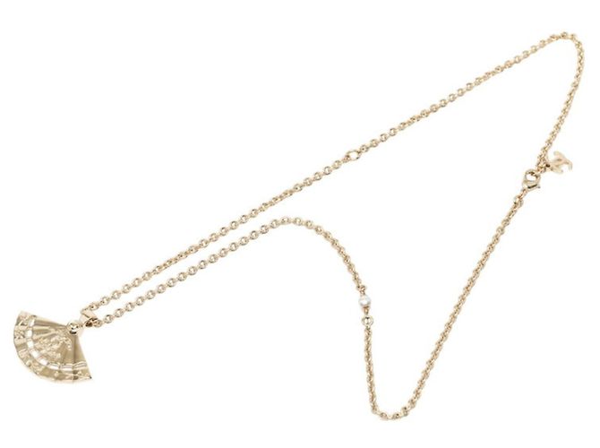 Collana a catena Chanel Coco Mark con motivo a ventaglio - vista 4