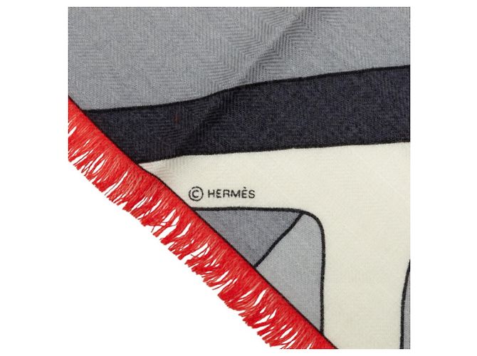 Silk In Hermès Hermes Carre 65 Tude pour un Carr Scarf Braun - Ansicht 6