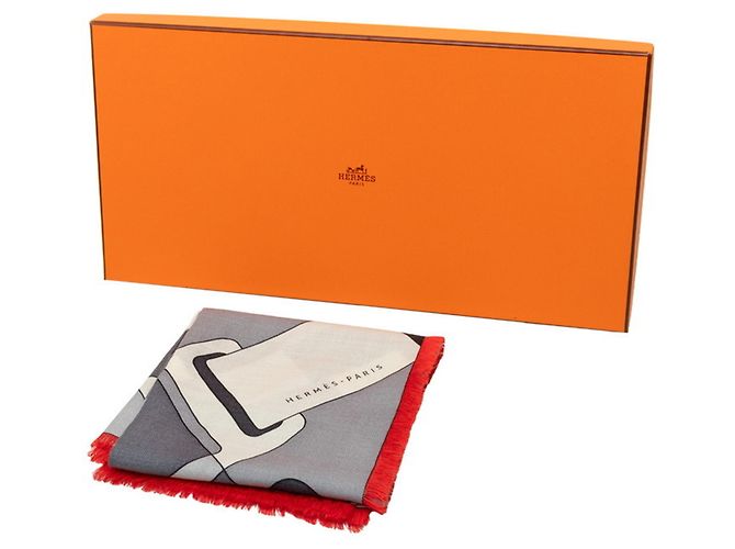 Silk In Hermès Hermes Carre 65 Tude pour un Carr Scarf Braun - Ansicht 9