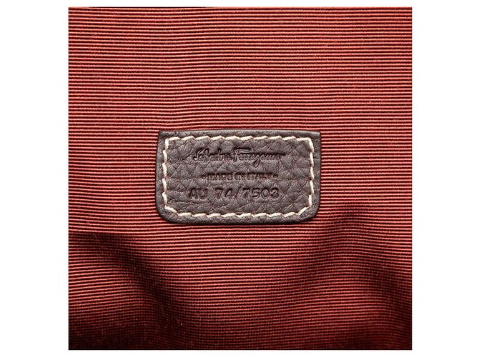 Salvatore Ferragamo Boston Tasche Braun - Ansicht 5
