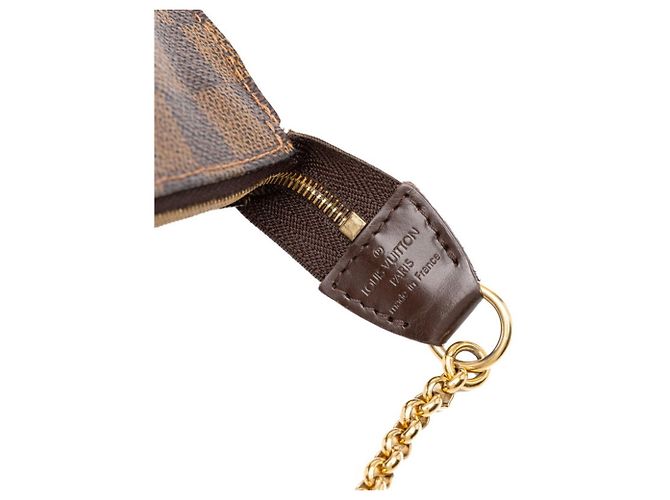 Borsa Louis Vuitton Damier Eva Chain Marrone Damier ebene - vista 4