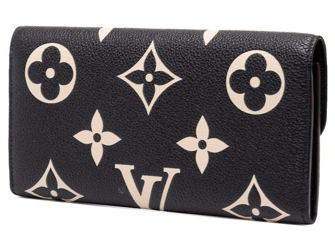 Louis Vuitton Monogram Empreinte Portefeuille Emilie Long Wallet Schwarz Monogramm - Ansicht 2