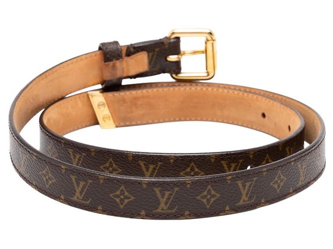 Cinturón Louis Vuitton Monogram Castaño Monograma - vista 3