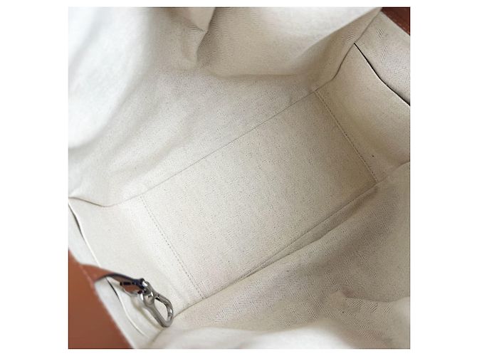 Loewe Hammock Piccola Borsa a mano/Borsa a tracolla in pelle Marrone Blu - vista 5