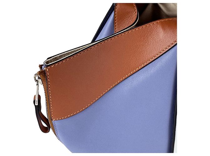 Loewe Hammock Piccola Borsa a mano/Borsa a tracolla in pelle Marrone Blu - vista 7