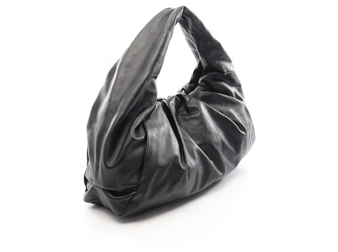 Borsa a tracolla Shoulder Pouch in pelle Bottega Veneta Nero - vista 2
