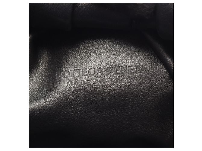 Borsa a tracolla Shoulder Pouch in pelle Bottega Veneta Nero - vista 4