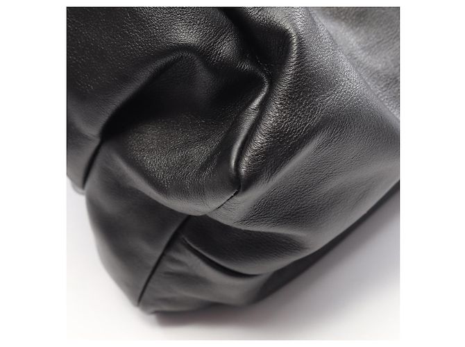 Borsa a tracolla Shoulder Pouch in pelle Bottega Veneta Nero - vista 6