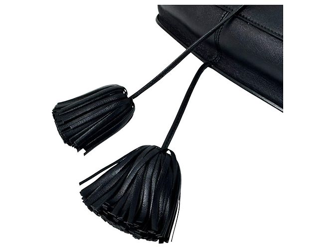 Borsa a tracolla Loewe in pelle nera Nero - vista 11