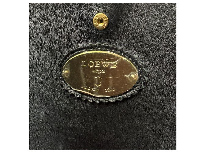 Borsa a tracolla Loewe in pelle nera Nero - vista 12
