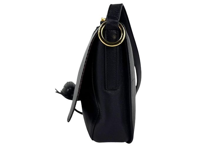 Borsa a tracolla Loewe in pelle nera Nero - vista 2