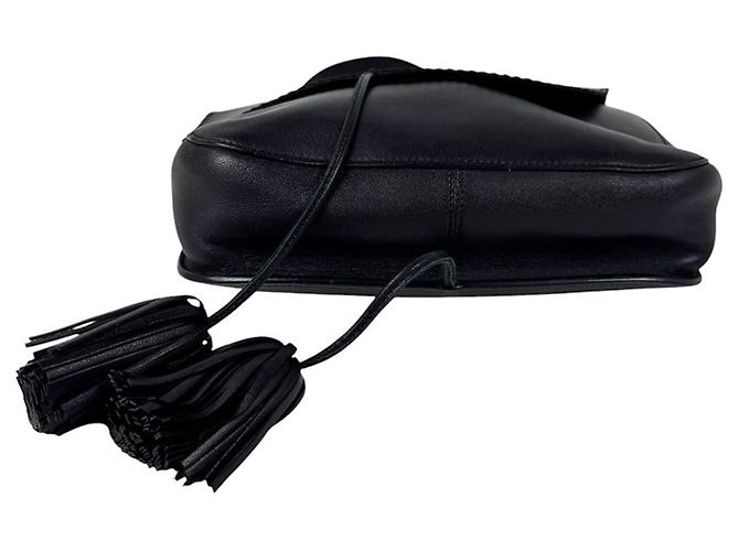 Borsa a tracolla Loewe in pelle nera Nero - vista 4