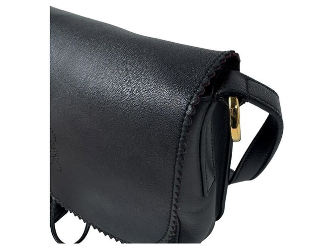 Borsa a tracolla Loewe in pelle nera Nero - vista 6