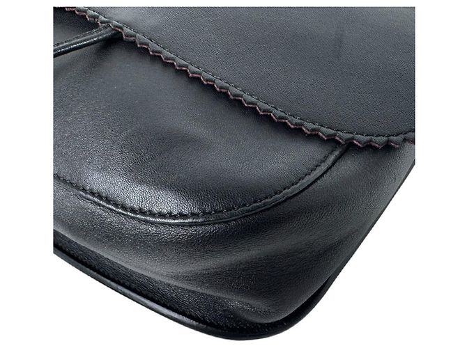 Borsa a tracolla Loewe in pelle nera Nero - vista 8
