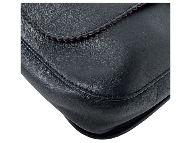Borsa a tracolla Loewe in pelle nera Nero - vista 9