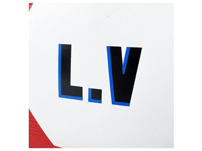 Louis Vuitton 2018 FIFA World Cup Rucksack Weiß Rot - Ansicht 12