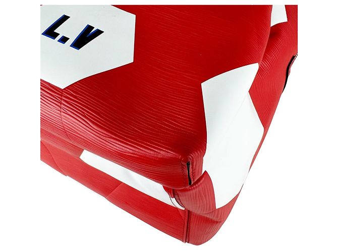 Louis Vuitton 2018 FIFA World Cup Rucksack Weiß Rot - Ansicht 8