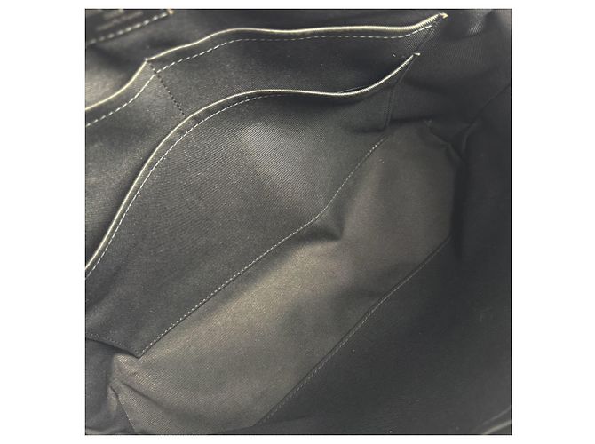 Borsa a tracolla Louis Vuitton Monogram Eclipse Explorer Marrone Nero Monogramma - vista 5