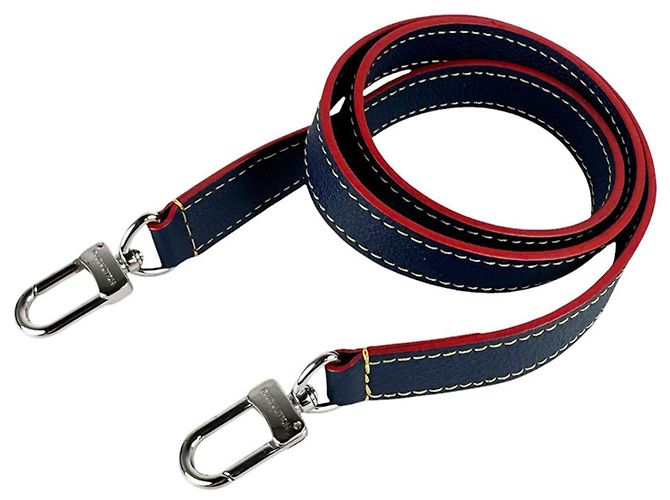 Twist Sac à épaule Louis Vuitton en cuir Epi Bleu Marine - vue 11
