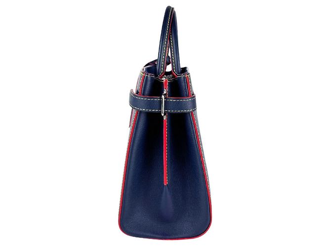 Twist Sac à épaule Louis Vuitton en cuir Epi Bleu Marine - vue 2