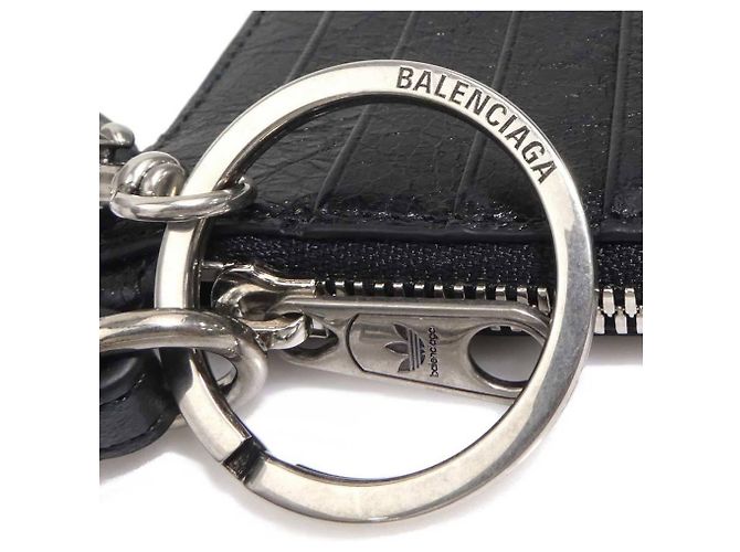 Portamonete Balenciaga in nero e bianco - vista 11