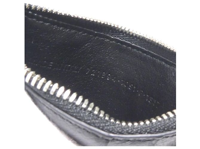 Portamonete Balenciaga in nero e bianco - vista 13