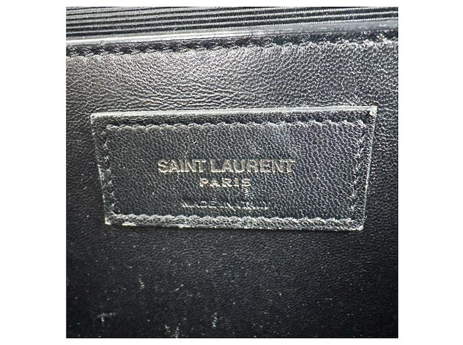 Autre Marque Borsa a tracolla in pelle nera Saint Laurent Nero - vista 12
