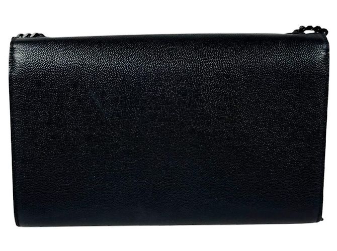 Autre Marque Borsa a tracolla in pelle nera Saint Laurent Nero - vista 3