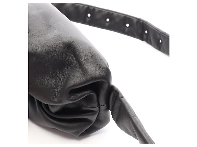 Marsupio Bottega Veneta in pelle nera - vista 9