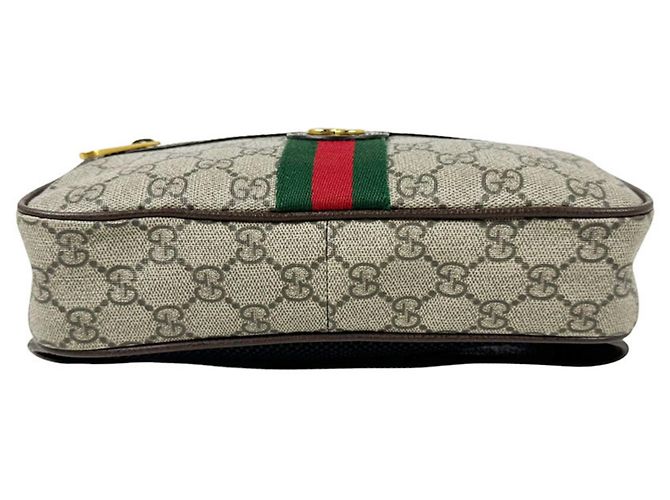 Borsello da vita Gucci Ophidia GG Supreme Canvas Marrone - vista 4